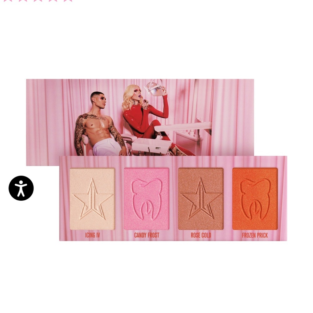 Jeffree Star Cavity Skin Frost Highlighter Palette